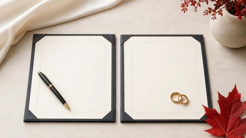 Marriage Licence vs. Marriage Certificate in Canada: What Is the Difference?