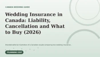 Wedding Insurance in Canada: Liability, Cancellation and What to Buy (2026)